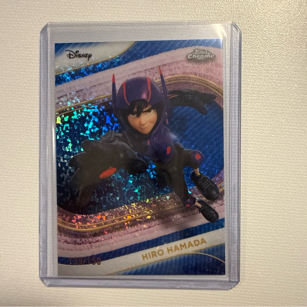 Topps Chrome Disney 2025 Hiro Hamada Number card